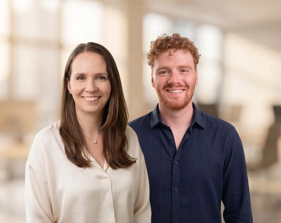 Alex und Lena – das Team hinter purplebase